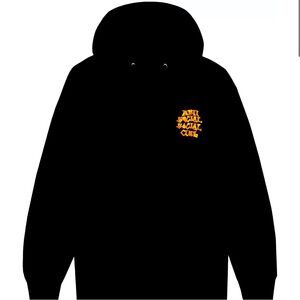 ANTISOCIAL BLACKK ORANGE HOODIE BRAND NEW XL